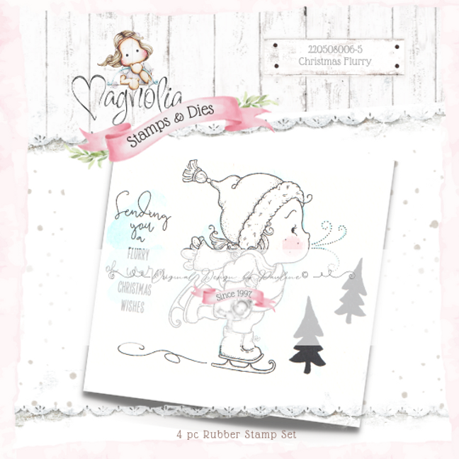 MAGNOLIA -MoC22 12 Month´s of Christmas ~ Christmas Flurry {Rubber Stamp Sheet}