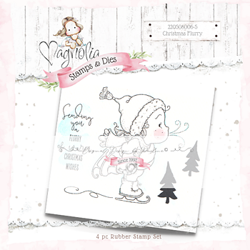 MAGNOLIA -MoC22 12 Month´s of Christmas ~ Christmas Flurry {Rubber Stamp Sheet}