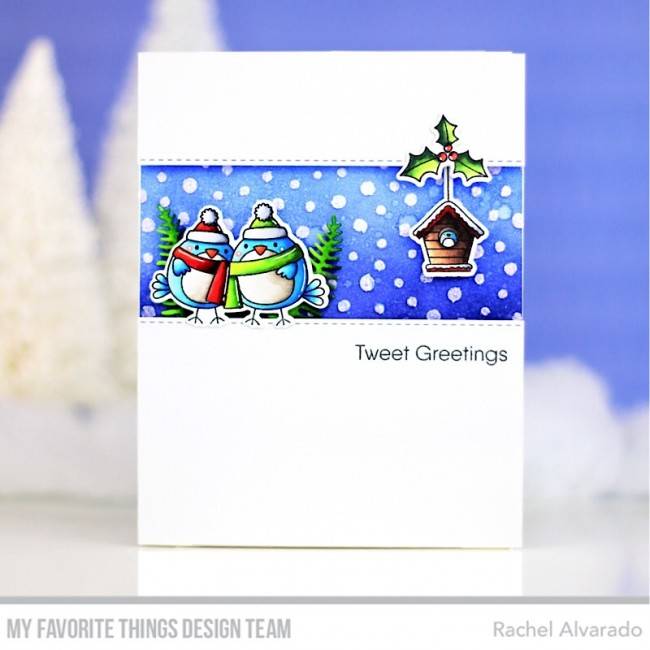 My Favorite Things -Stencil Snow Flurry - 5