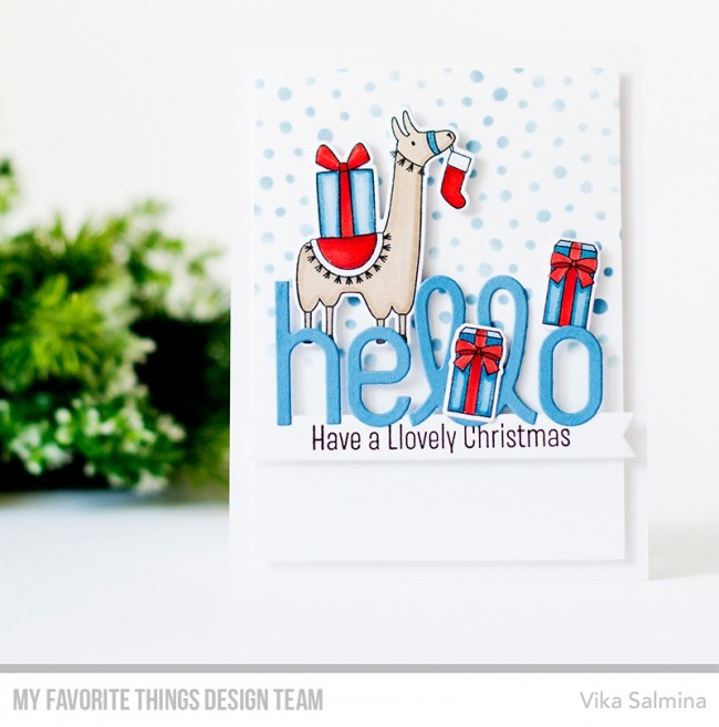My Favorite Things -Stencil Snow Flurry - 6