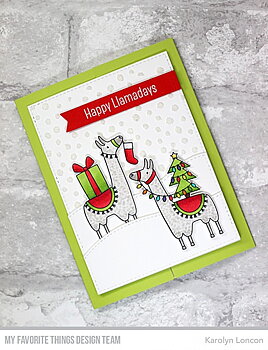 My Favorite Things -Stencil Snow Flurry