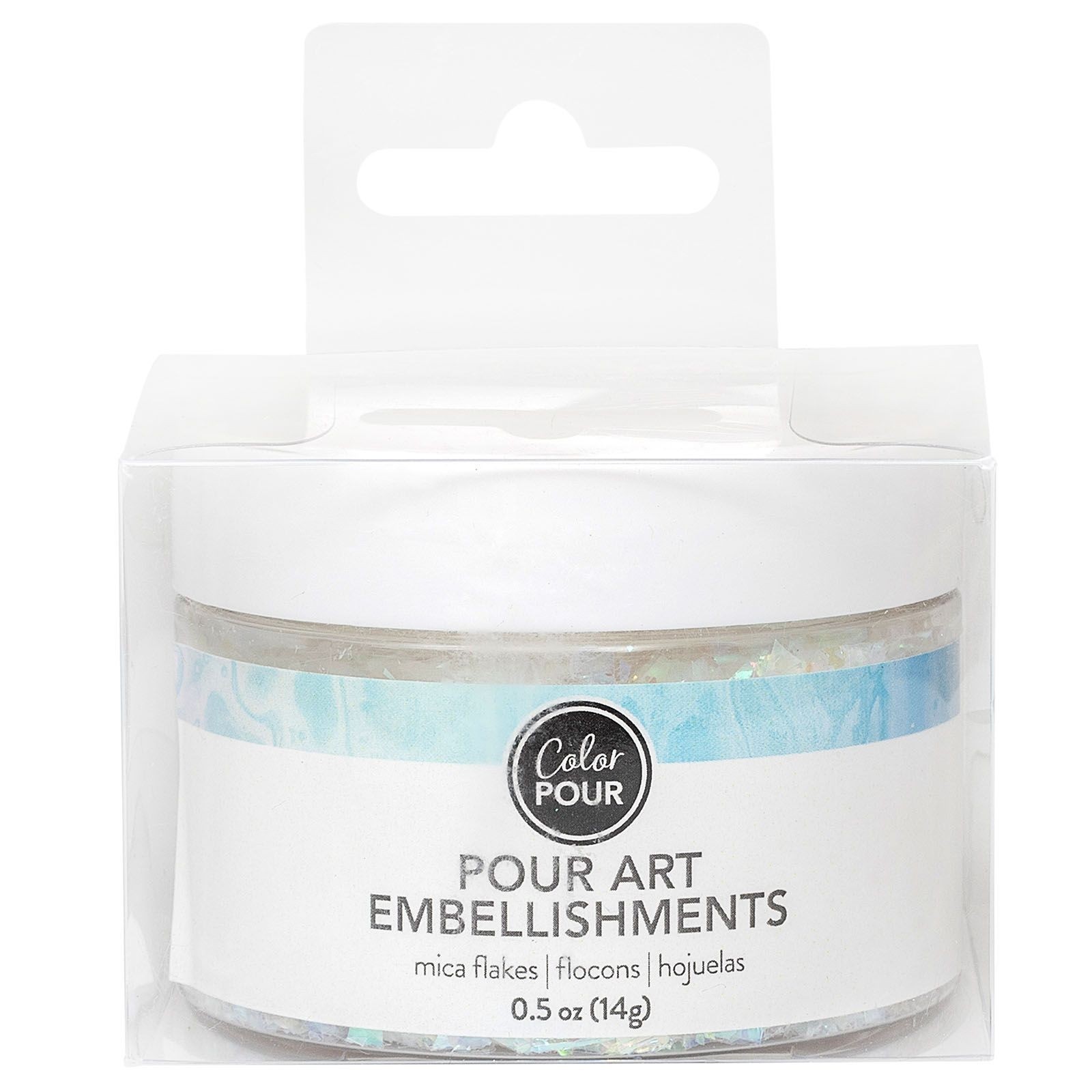 American Crafts - Color Pour Collection - Pour Art Embellishments - Mica Flakes