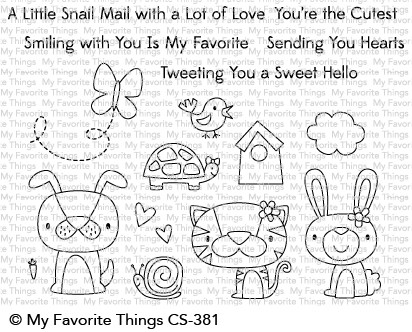 MY FAVORITE THINGS  -Cute Critters Die-namics - 6