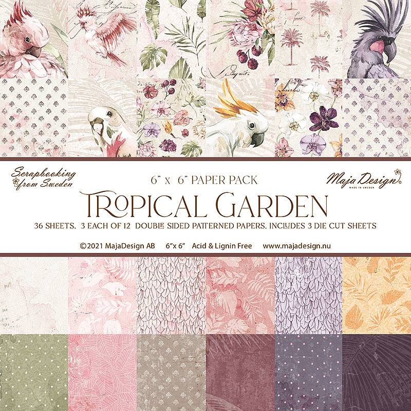 MAJA DESIGN-TROPICAL GARDEN-6x6" paper Pack