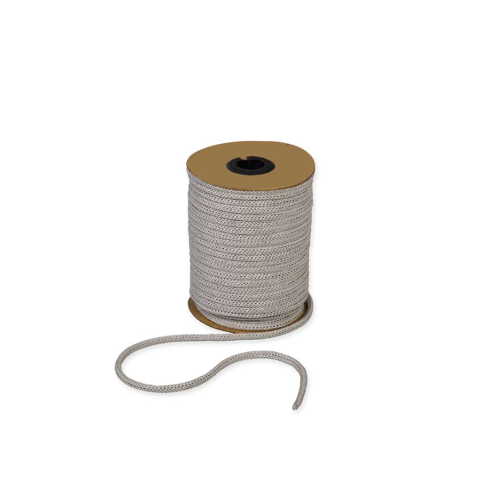 ALEXANDRA RENKE -Knitted cords 'light grey' 2 METER