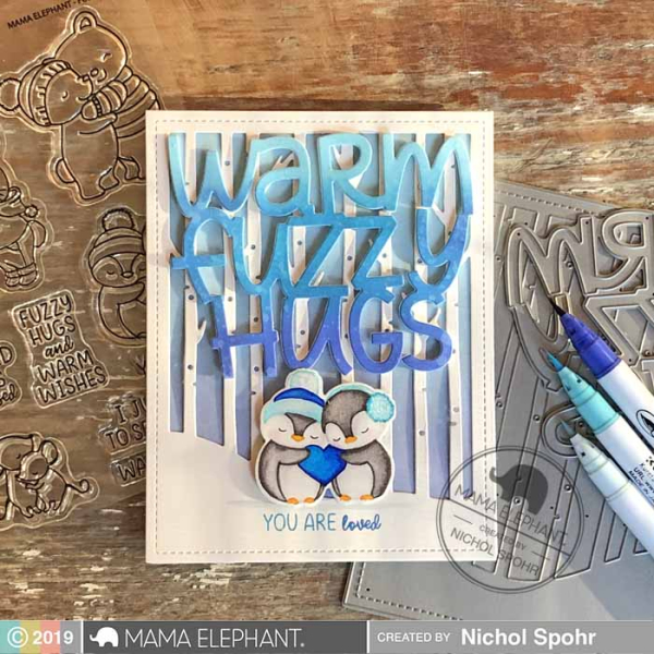 MAMA ELEPHANT-WINTER FOREST COVER - CREATIVE CUTS - 7
