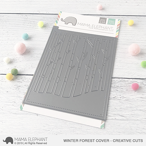 MAMA ELEPHANT-WINTER FOREST COVER - CREATIVE CUTS