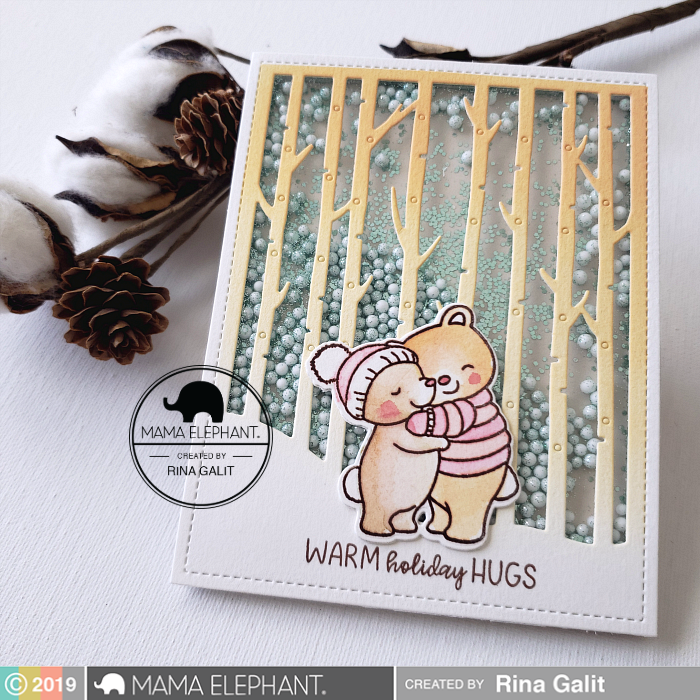 MAMA ELEPHANT-WINTER FOREST COVER - CREATIVE CUTS - 3