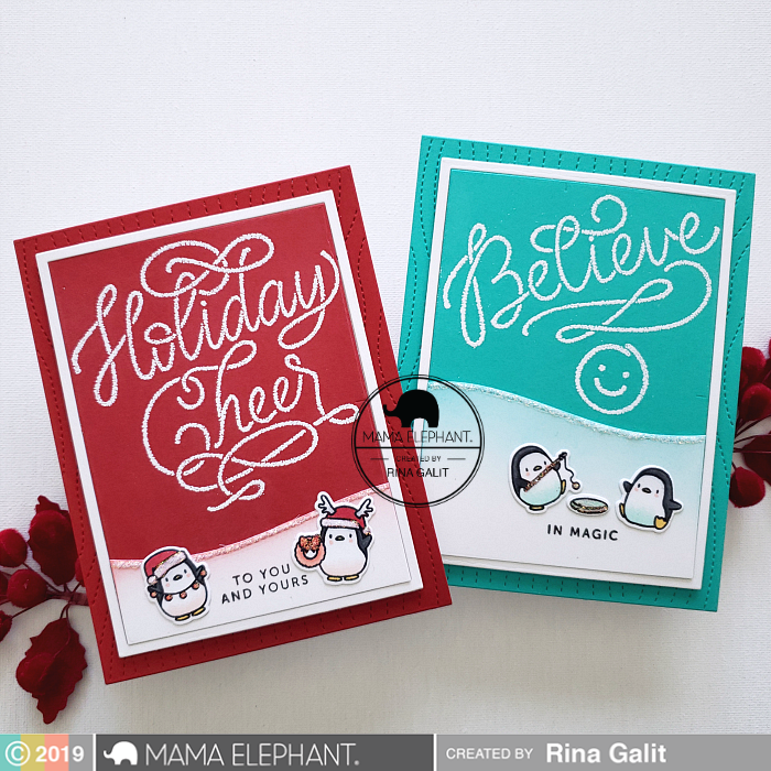 MAMA ELEPHANT-FRAMED TAGS - DELANCEY - CREATIVE CUTS - 3