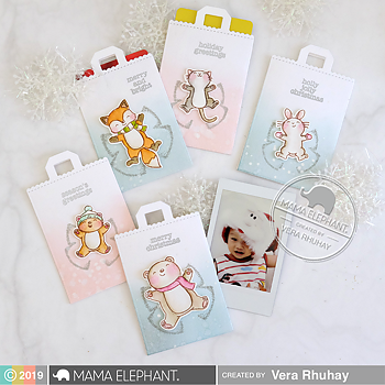 MAMA ELEPHANT-FRAMED TAGS - DELANCEY - CREATIVE CUTS