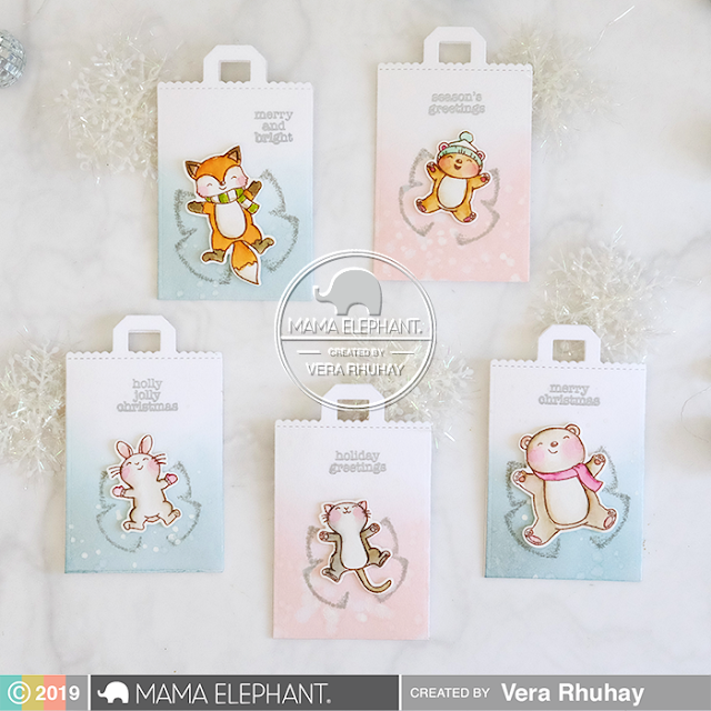 MAMA ELEPHANT-FRAMED TAGS - DELANCEY - CREATIVE CUTS - 4