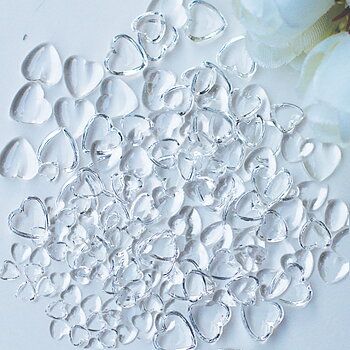 DRESS  MY  CRAFT-Droplets Heart Assorted (150pcs) 