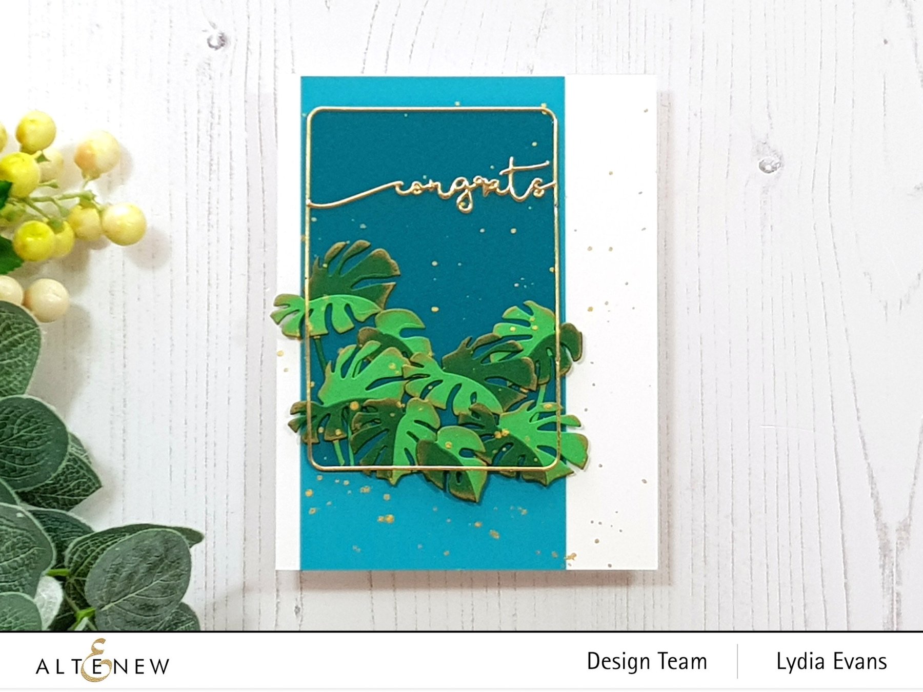 ALTENEW -Framed Congrats Die Set - 2