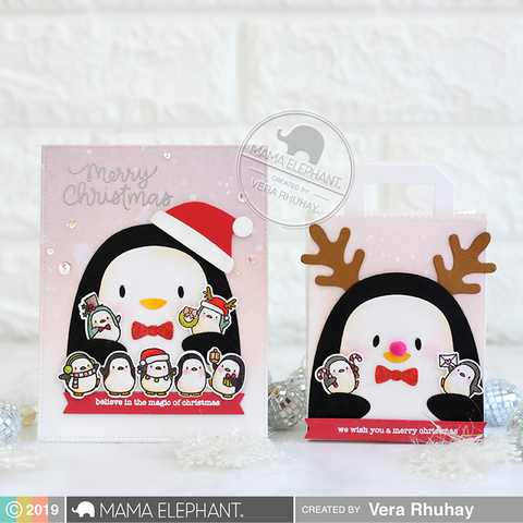 MAMA ELEPHANT-FAVOR BAG ACCESSORY - PENGUIN - CREATIVE CUTS - 5