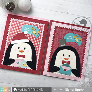 MAMA ELEPHANT-FAVOR BAG ACCESSORY - PENGUIN - CREATIVE CUTS