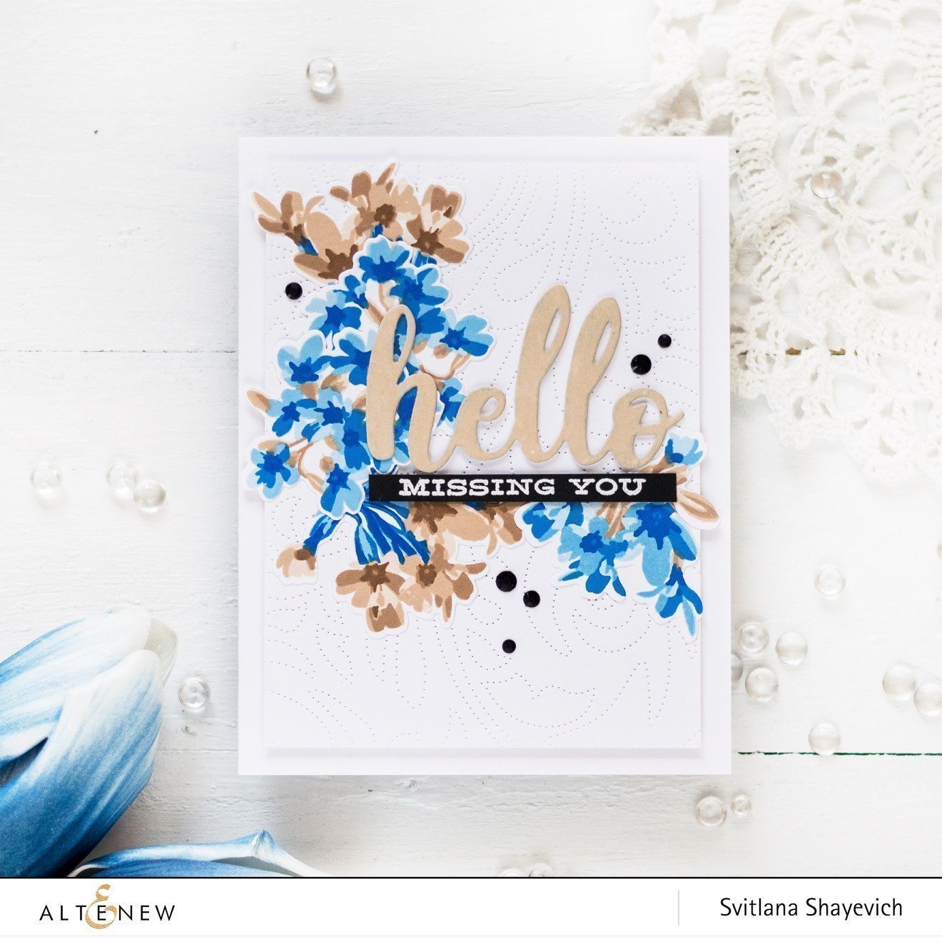 ALTENEW Pure White Crisp Embossing Powder - 10