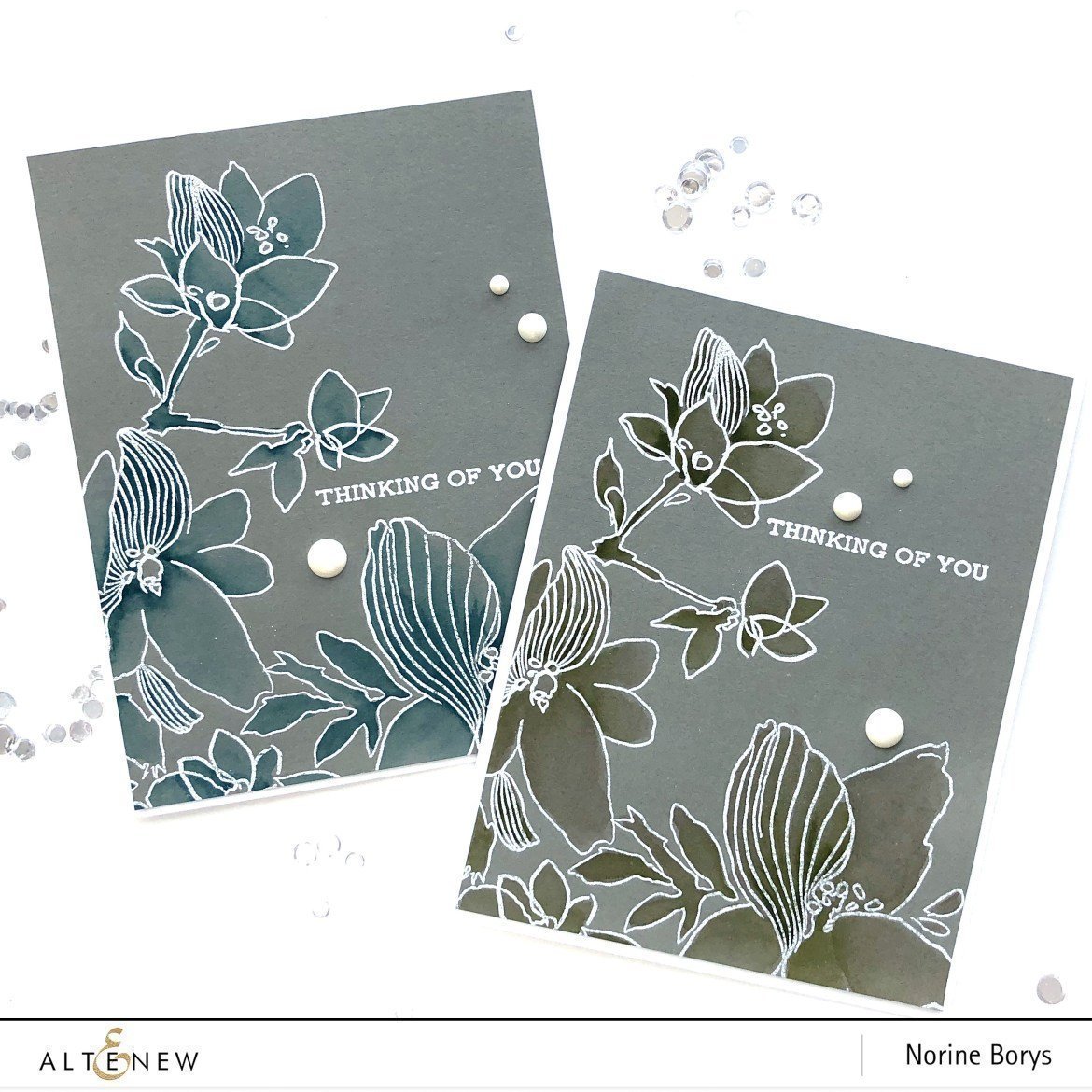 ALTENEW Pure White Crisp Embossing Powder - 9