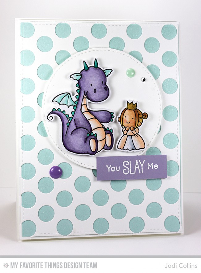 MY FAVORITE THINGS -BB Magical Dragons STAMP & DIE SET - 7