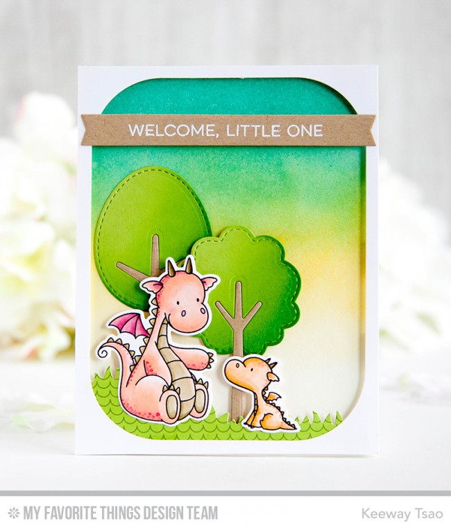 MY FAVORITE THINGS -BB Magical Dragons STAMP & DIE SET - 9