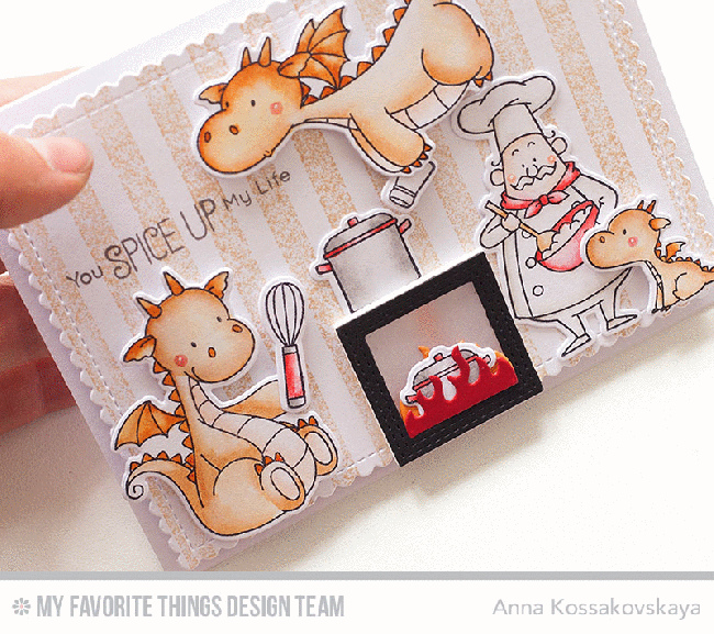 MY FAVORITE THINGS -BB Magical Dragons STAMP & DIE SET - 11