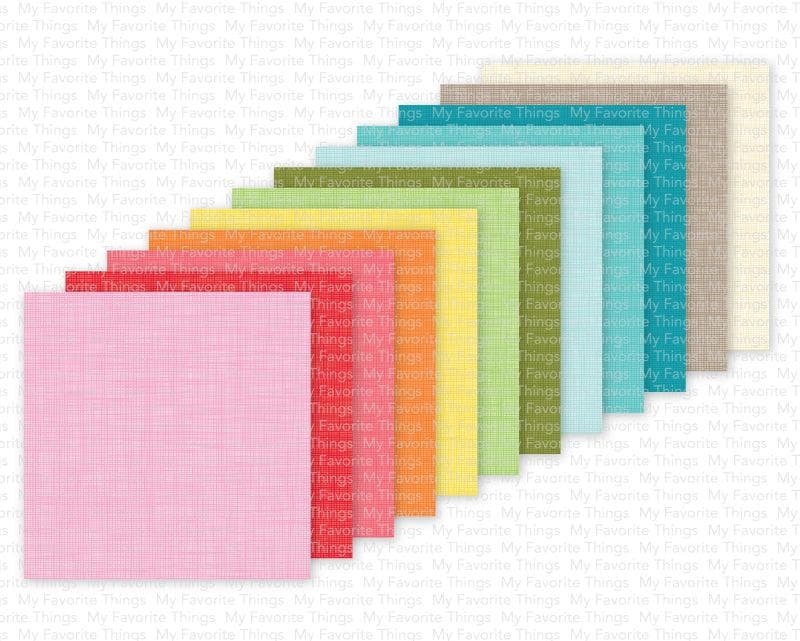 My Favorite Things  -Colorful Canvas Paper Pad - 2