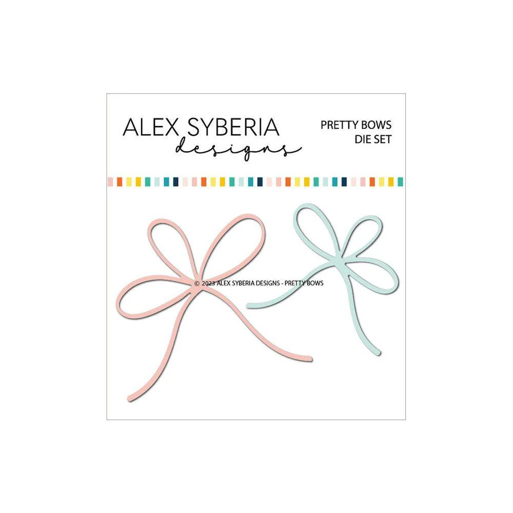 ALEX SYBERIA DESIGNS Pretty Bows Die Set