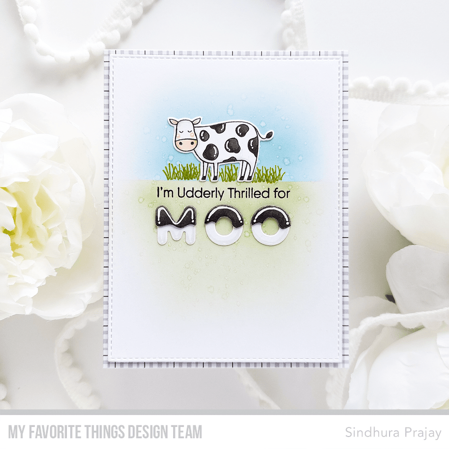 MY FAVORITE THINGS -Farm-tastic Friends STAMP & DIE SET - 4
