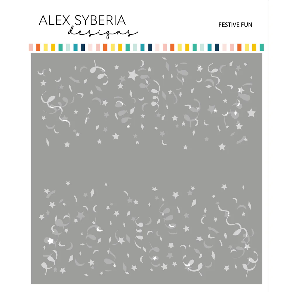 ALEX SYBERIA DESIGNS Festive Fun Layering Stencil Set 2st - Ljuva Änglar