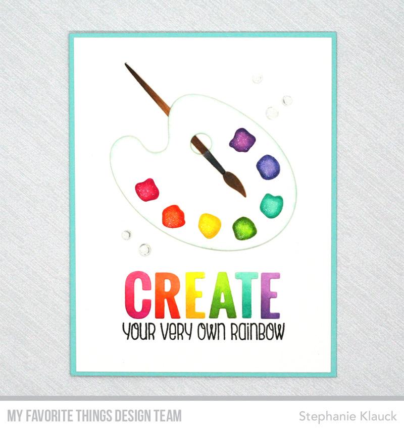 MY FAVORITE THINGS-Artist Palette & Brush Die-namics - 3