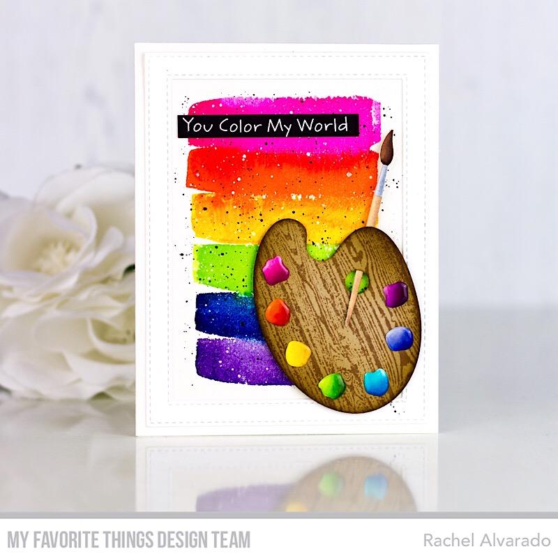 MY FAVORITE THINGS-Artist Palette & Brush Die-namics - 2