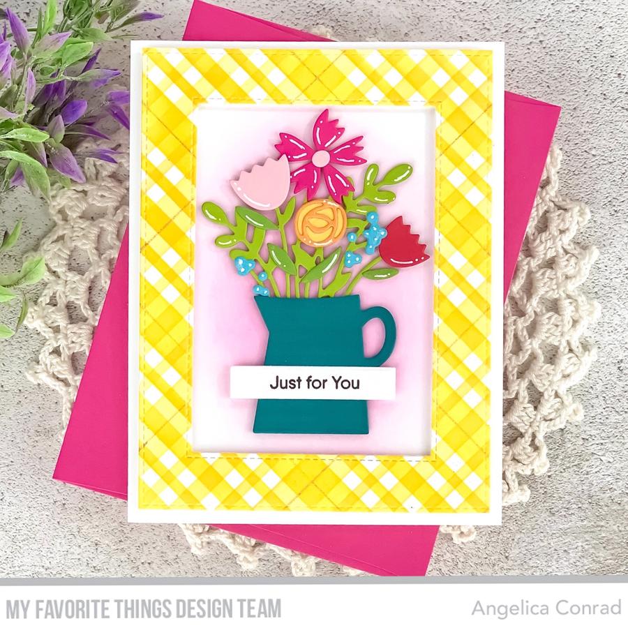 MY FAVORITE THINGS -Candy Stripes Stencil - 5