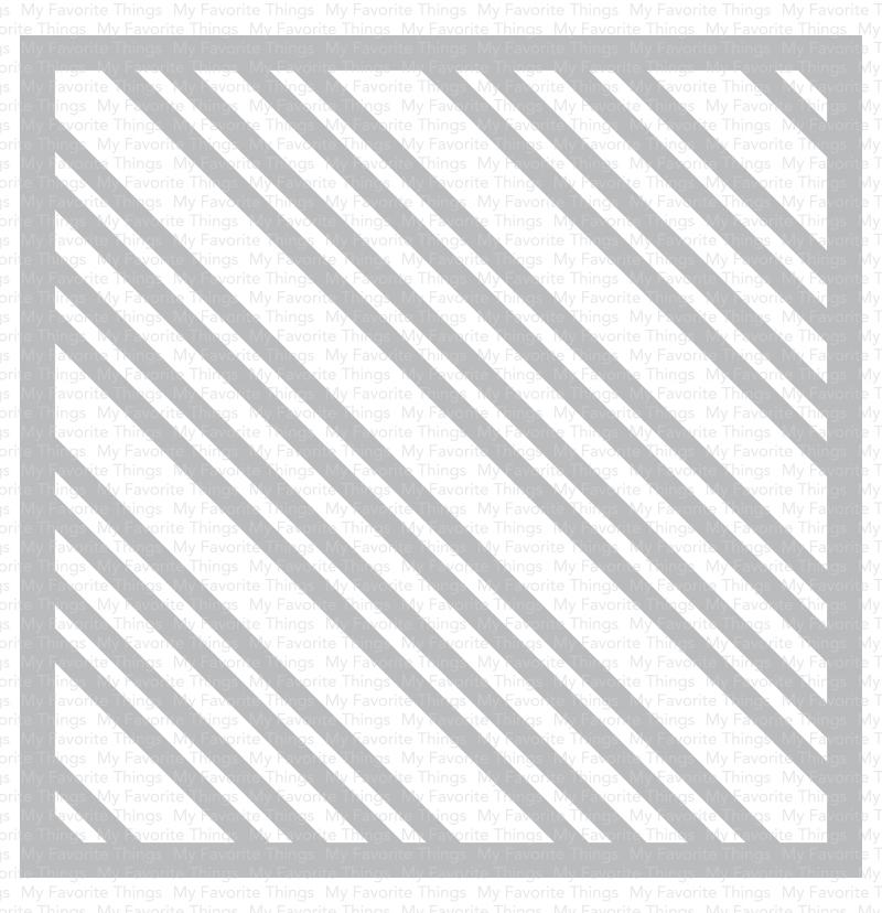 MY FAVORITE THINGS -Candy Stripes Stencil