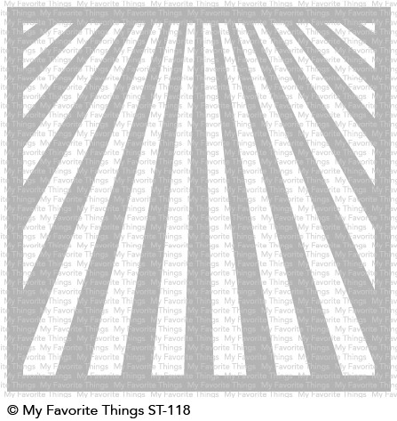 MY FAVORITE THINGS  -Ray of Light Stencil - 8