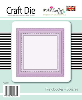 Polkadoodles -Basics - Squares dies