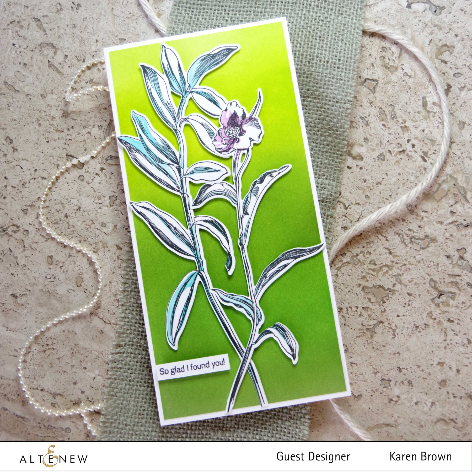 ALTENEW -Tall Foliage Stamp Set - 5