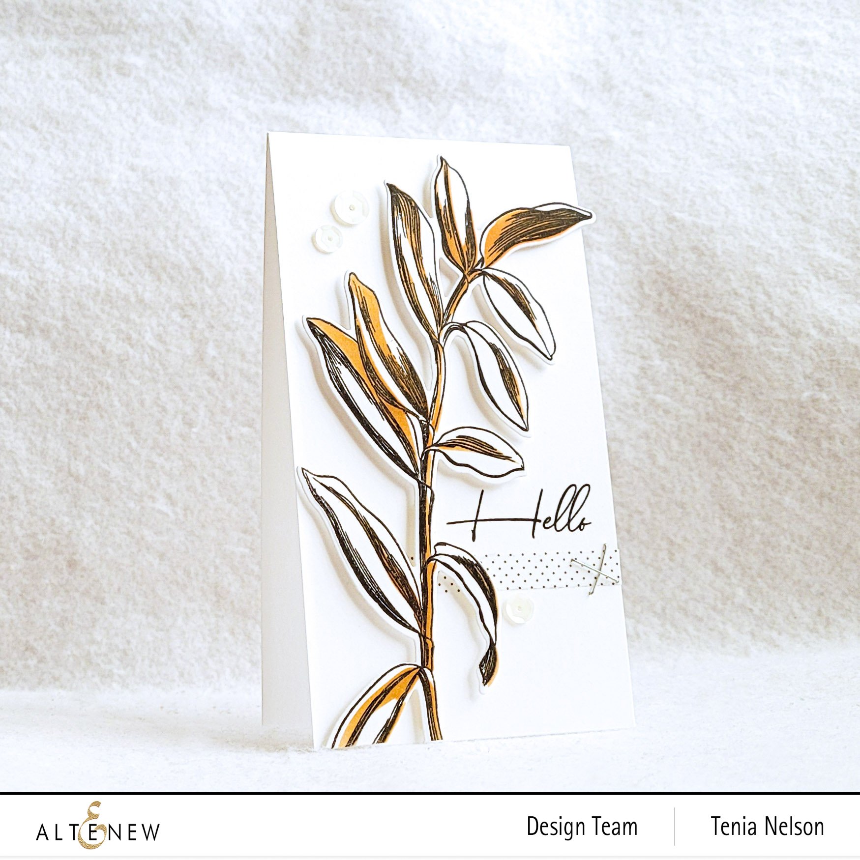 ALTENEW -Tall Foliage Stamp Set - 15