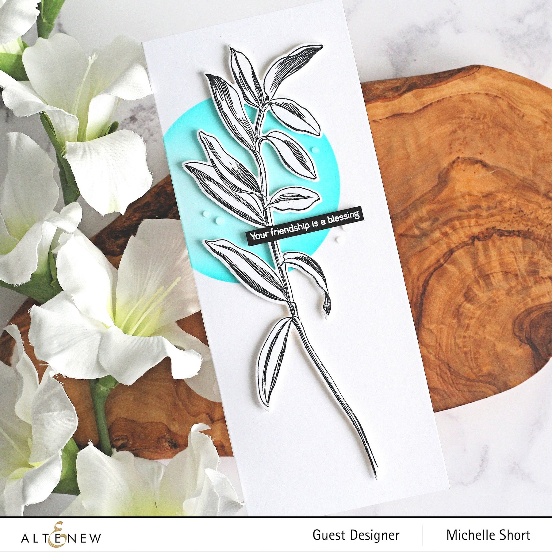 ALTENEW -Tall Foliage Stamp Set - 7