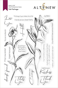 ALTENEW -Tall Foliage Stamp Set