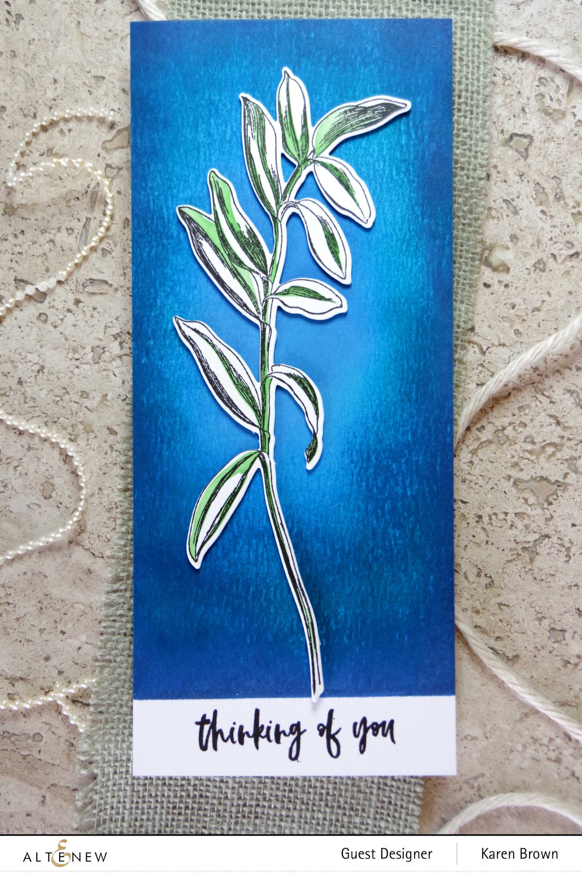 ALTENEW -Tall Foliage Stamp Set - 4