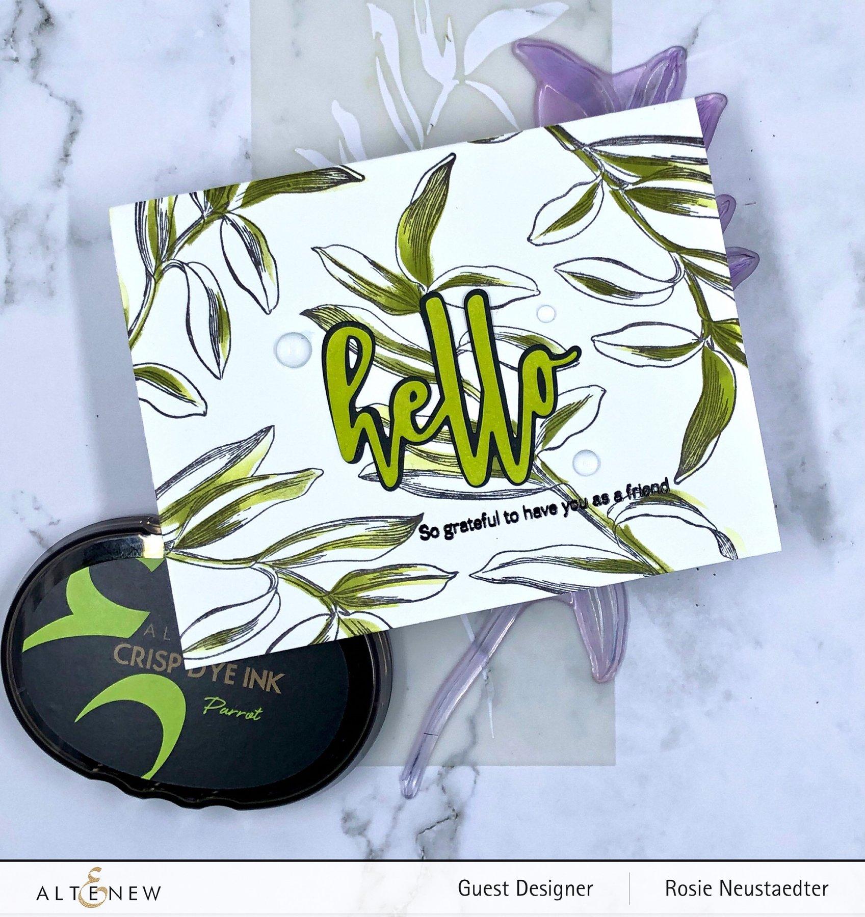 ALTENEW -Tall Foliage Stamp Set - 12