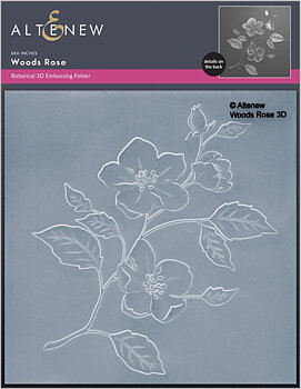 ALTENEW -Woods Rose 3D Embossing Folder
