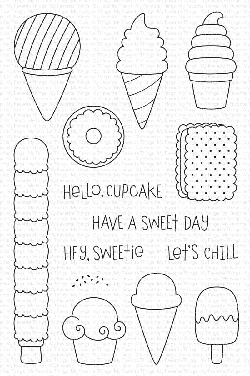 MY FAVORITE THINGS-MSTN Sweet Treats  STAMP & DIE SET 