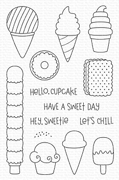 MY FAVORITE THINGS -MSTN Sweet Treats STAMP & DIE SET 