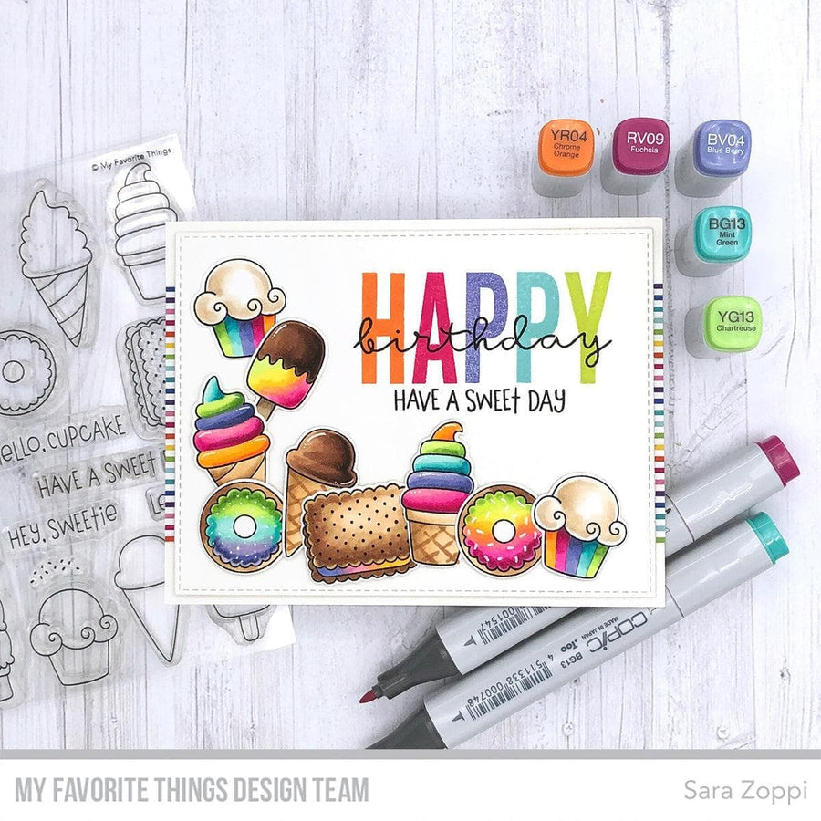 MY FAVORITE THINGS-MSTN Sweet Treats  STAMP & DIE SET  - 6