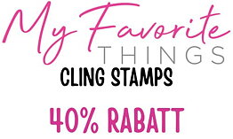 CLING STAMPS 40% RABATT