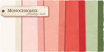 Monochromes - Strawberry shades