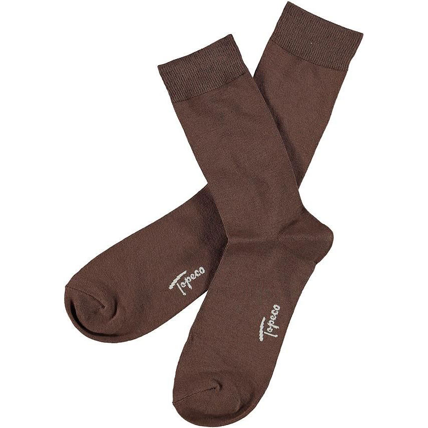 Herrstrumpor BAMBU Solid Cognac