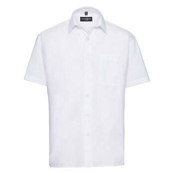 Skjorta Gibson vit regular fit kort ärm