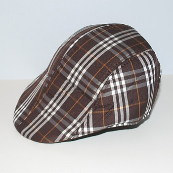 Keps PLAID brun