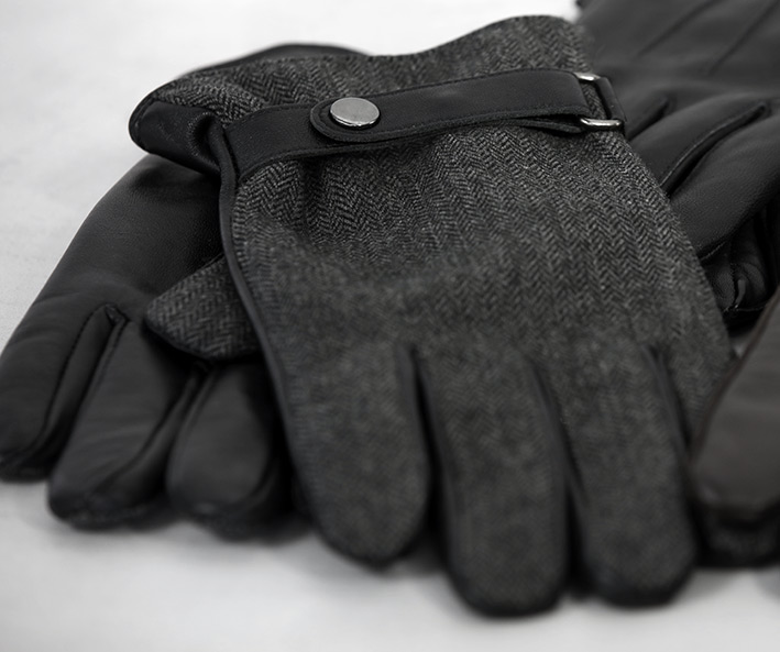 Skinnhandske med ull Topeco Malaj  svart - 2